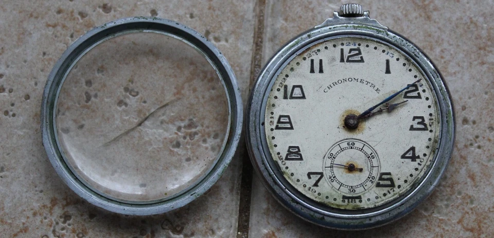 Ancienne montre mécanique à GOUSSET HOMME MARQUE: CHRONOMETRE - Photo 2/4