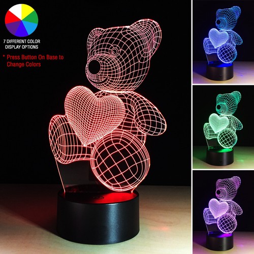 Night Light Lamp Birthday Gift for Mom Wife Woman or Kid Child - Picture 8 of 9