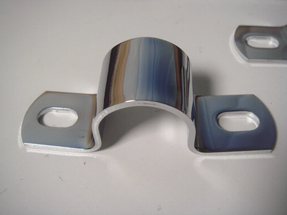 Harley Rear Fender Mount Set UL EL FL U-Clamp Chrome 59800-36  V-Twin 31-0190 N9 - Image 2 of 4