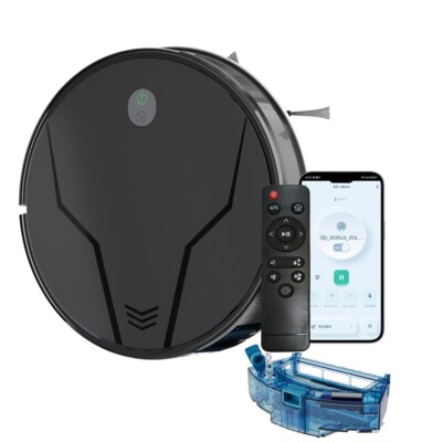 Dynamo Clean Saugroboter mit Wischmopp 4000Pa WLAN/App/Alexa selbstaufladend