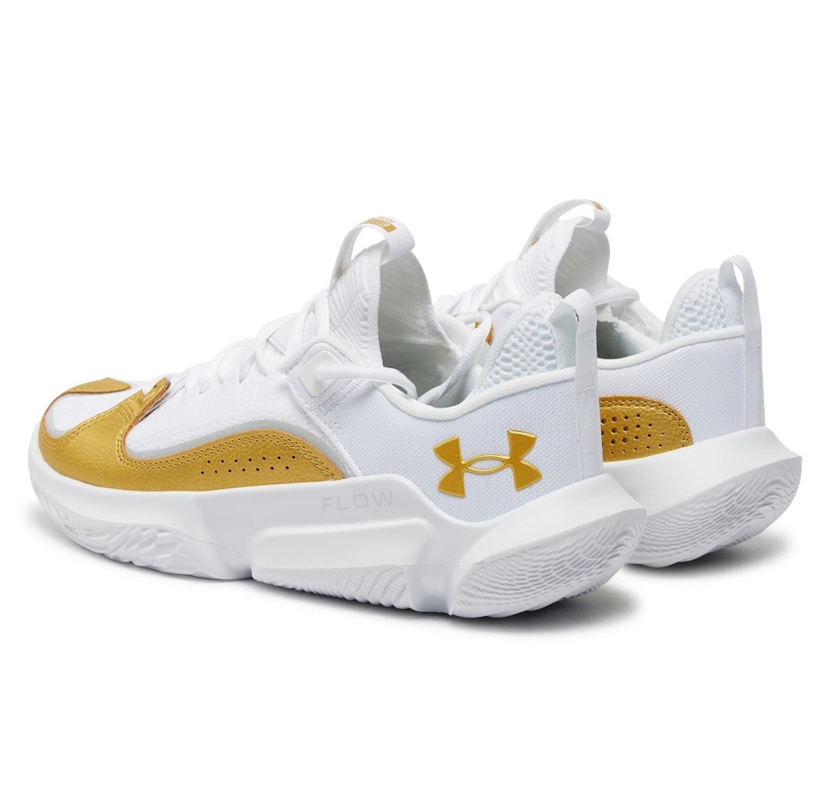 UNDER ARMOUR UA FLOW FUTR X 3 ホワイト/ゴールド Under Armour Flow Futr X 3 - White/White/Metallic Gold