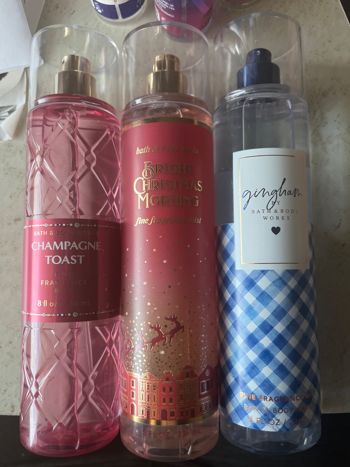 Bath & Body 8fl. oz Body Mist Spray  Lot of 3