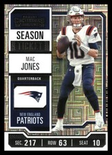 2023 Panini Contenders #69 Mac Jones Season Ticket Retail *Mythic Relics*