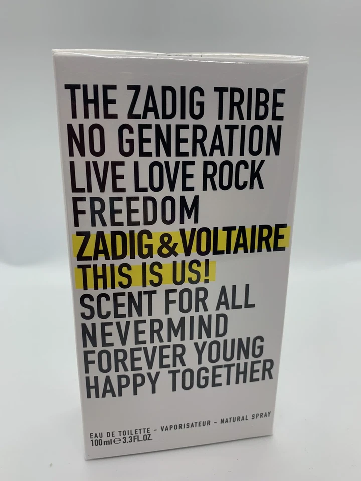 Zadig & Voltaire This is Us 100ml Eau de Toilette Neu & OVP Rarität