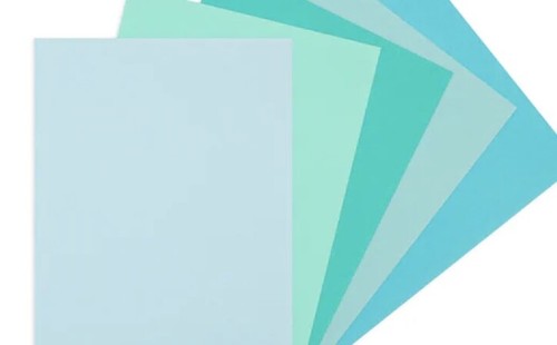 🩷5 ZIGZAG & DOTS EMBOSSED CARD FRONTS paper embellishment card making - Picture 14 of 15