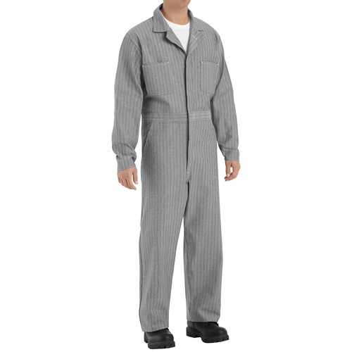 NEW Red Kap Men's Button Front Cotton Work Coveralls - 4 colors - CC16 Uniform - Picture 24 of 28