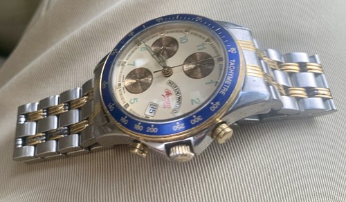 ✅ RARE West End Swiss Watch Automatic Chronograph Valjoux 7750 Movement ✅ - Picture 16 of 23