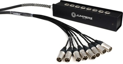 JUMPERZ 8 Channel Studio Drop Snake - 25'