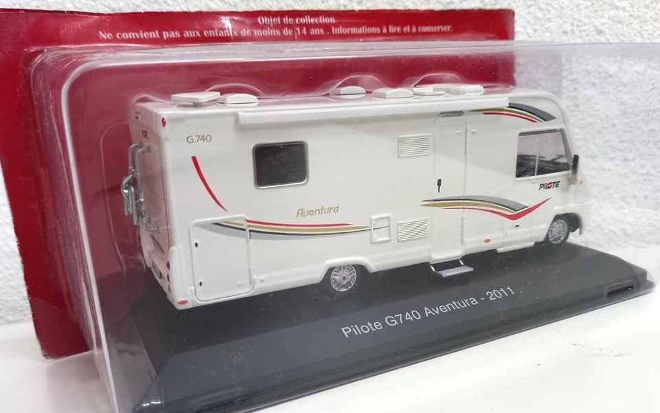 Camper pilota G740 Aventura 2011 1/43 IXO come nuovo scatola originale - Immagine 3 di 3