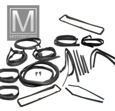 Mercedes SL W107 R107 kompletter Dichtsatz rubber seals Gummi Dichtung 22 Stück