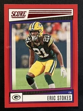 Eric Stokes 2022 Score Red Border Parallel Packers