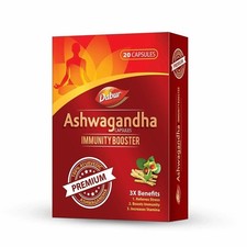 Pack of 2 X DABUR Ashwagandha 20 Capsules Imm...