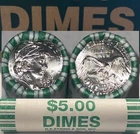 (1) 2026 P String Son Heads/Tails Uncirculated UNC Emerging Liberty Dime BU Roll