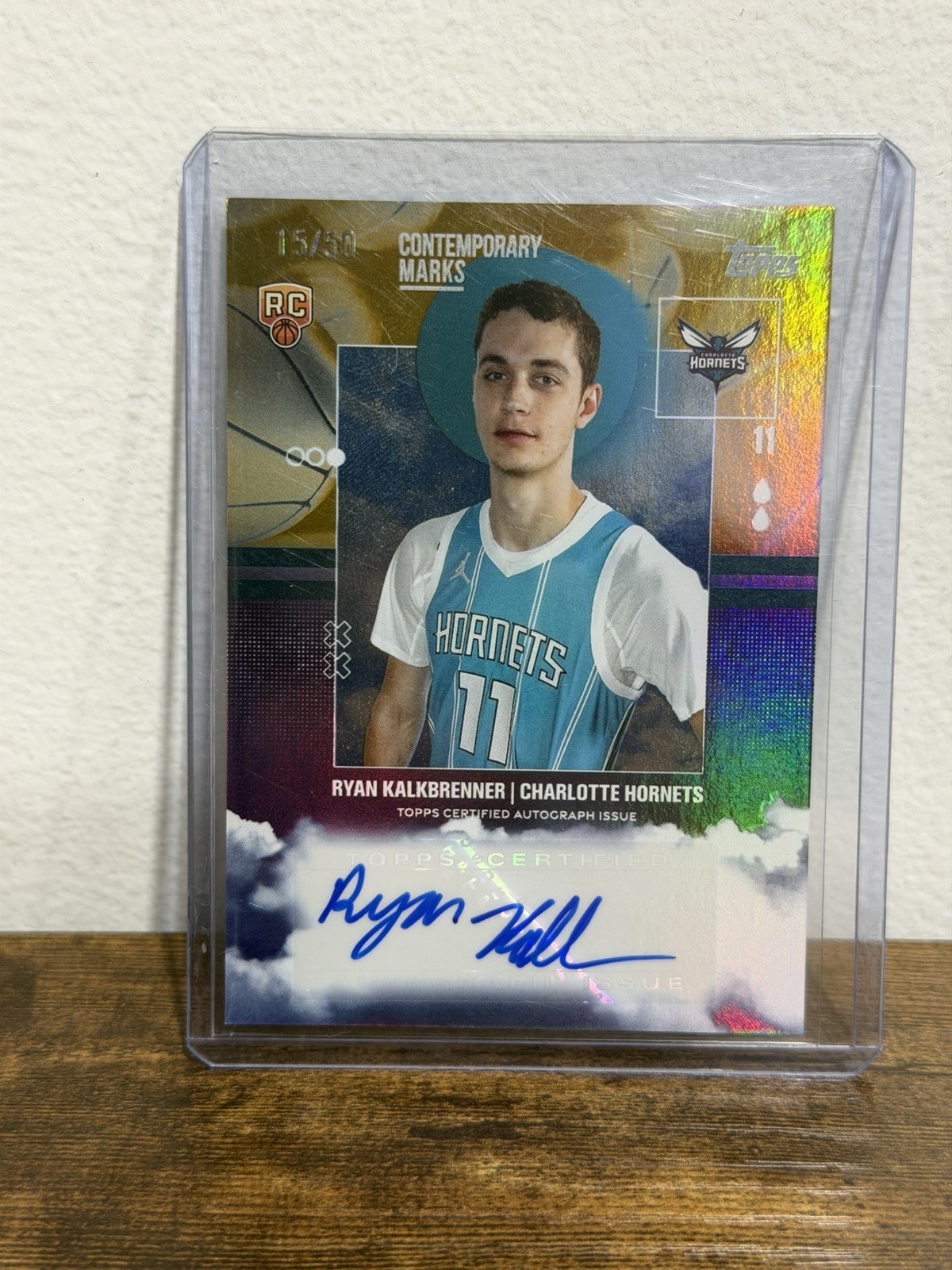 2025 Topps Ryan Kalkbrenner ROOKIE RC Contemporary Marks Gold AUTO /50