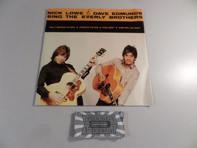 Nick Lowe & Dave Edmunds Sing The Everly Brothers [Vinyl, 7'' Single, BEV1]. Lowe