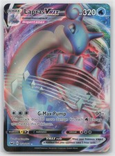 Set Base Spada e Scudo Lapras VMAX 050/202 Pokemon Ultra Raro quasi nuovo