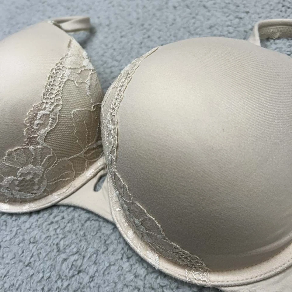 Victoria Secret Bra 32DDD T-Shirt Bra Body By Victoria Padded Perfect Coverage - Image 4 of 4