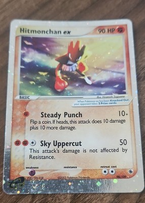Hitmonchan ex 98/109 Ruby and Sapphire Holo MP
