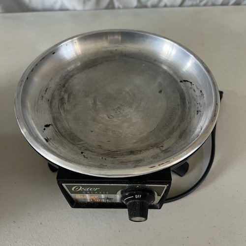 Vintage Oster Galaxie Super Pan Golden Yellow Cooker / Warmer Complete Works! - Picture 4 of 10