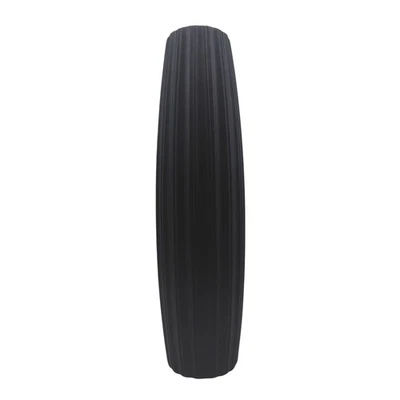 Keramik Vase gerillt Schwarz ca. 60 cm elegant Deko Hochzeit Tischdeko Tisch - Bild 1 von 2