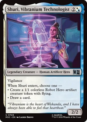 Shuri, Vibranium Technologist | MSC | 746 | NM/Uncommon | MSC/U-001