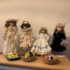 Beautiful Vintage Doll Collection X4 Dolls