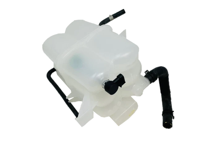 Depósito de botella de tanque de refrigerante de radiador diésel genuino Nissan Titan 21710-EZ40A Foto 2 de 3