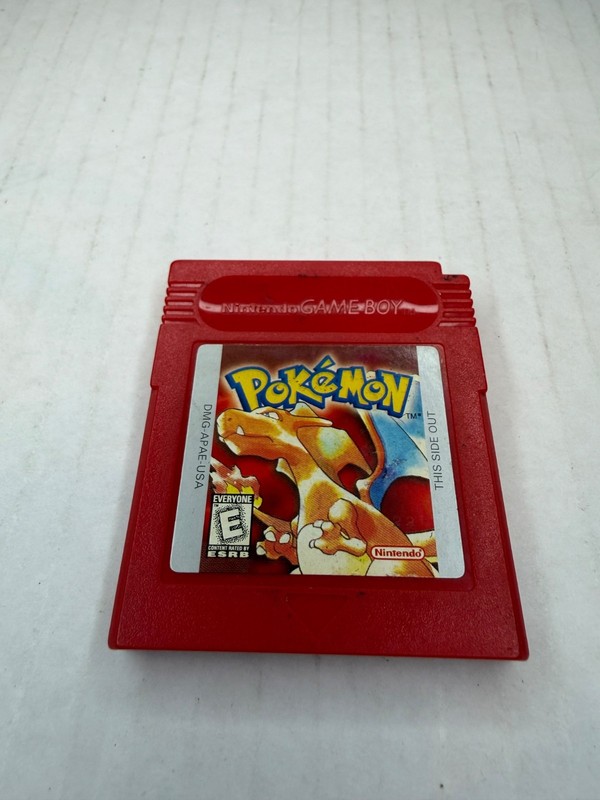 Pokémon Red Version Nintendo Game Boy GB Cartridge Authentic Tested Save Working