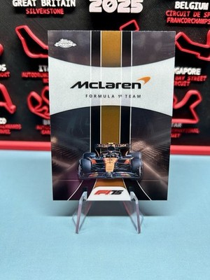 2025 Topps Chrome F1 McLaren Formula One Team Logo Card #176