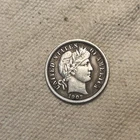 1907 Barber Dime ~ VF QA3080
