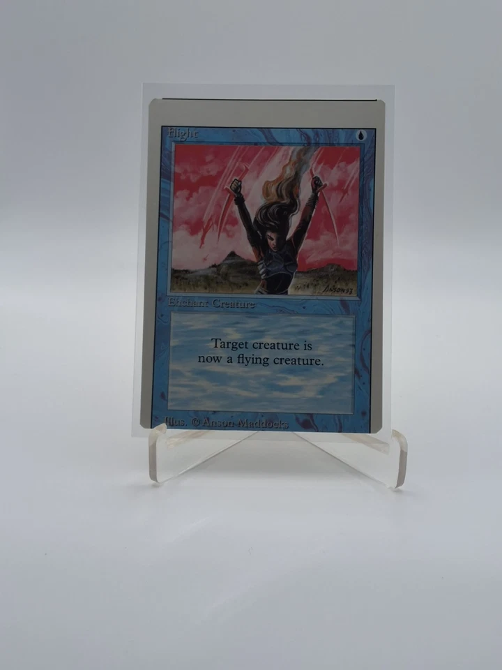 FLIGHT 1994 REVISED EDITION Magic: The Gathering FACTORY ERROR vintage MINT - Image 3 of 3