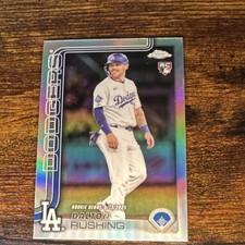 2025 Topps Chrome Update Series Dalton Rushing Rookie Debut #USC151 silver