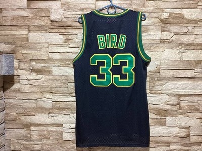 Larry Bird #33 Celtics Mitchell & Ness Black Jersey Hardwood