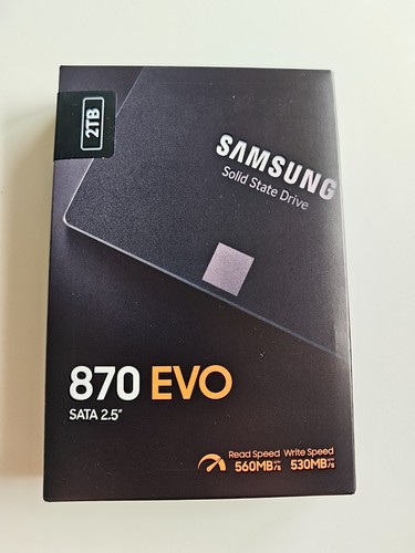 Samsung 870 EVO 2TB 2,5 Zoll SATA III Interne SSD (MZ-77E2T0B/EU)