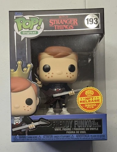 Stranger Things Funko Pop! Freddy Funko as Eddie Munson #193 Digital W/Protector