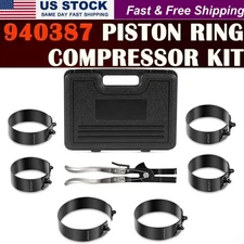 940387 Piston Ring Compressor Tool Set 2-7/8" to 4-3/8" for Car Diesel Engines
