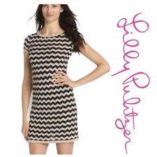 LILLY PULITZER SANTANA DAZZLE CHEVRON DRESS SZ S