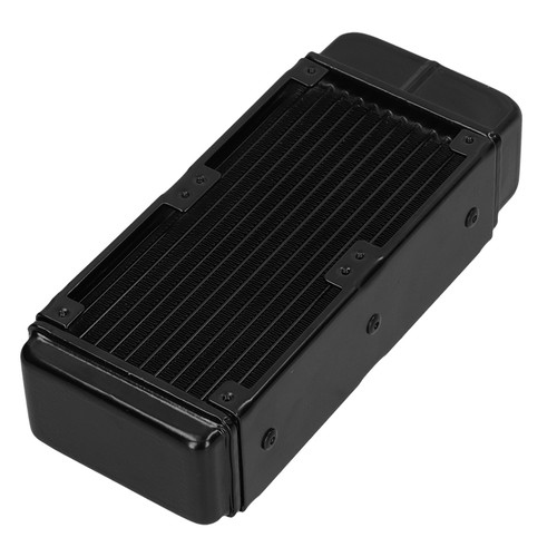 Water Cooling Radiator Mini Aluminum Alloy 12 Tubes Female Thread Heat - Afbeelding 4 van 12