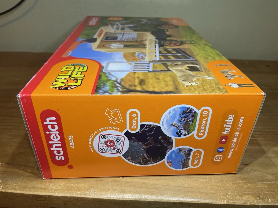 Wild Life - Schleich 43 piezas juego de rescate de animales con guardabosques, jaula, veterinario móvil Foto 4 de 4