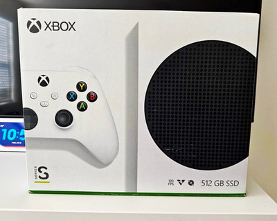 Microsoft Xbox Series S 512GB White Home Console 1440p QHD Wi-Fi HDMI USB-A