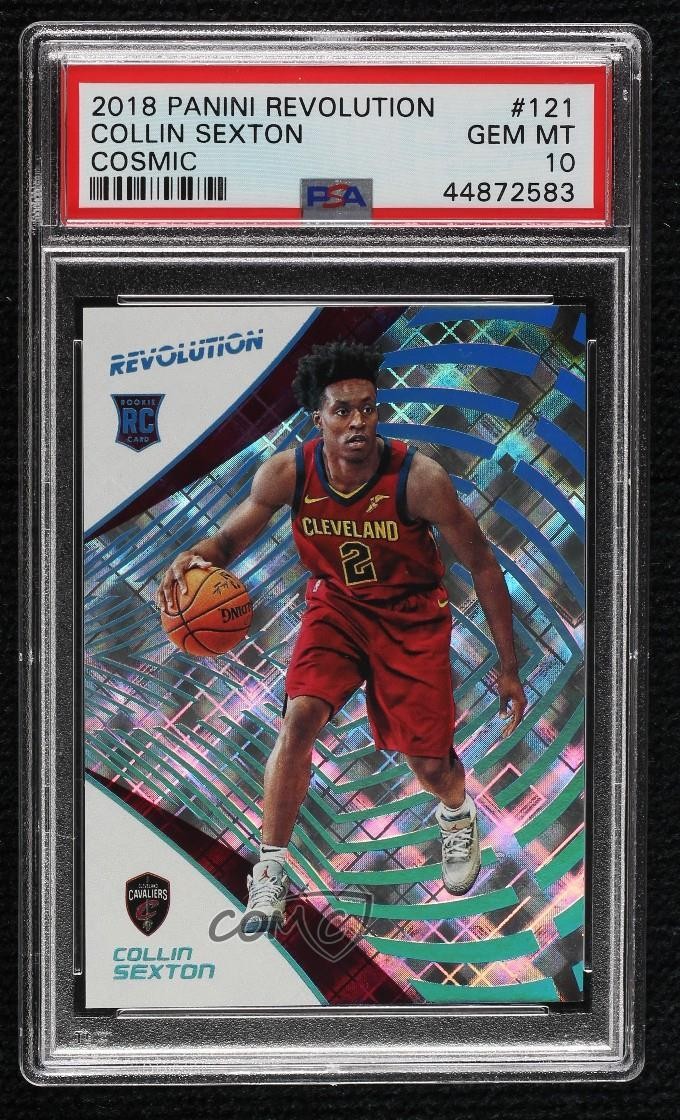 2018-19 Panini Revolution Cosmic 15/100 Collin Sexton #121 PSA 10 GEM MT 1nf5