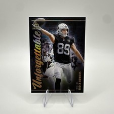 2025 Panini Luminance Brock Bowers Unforgettable Raiders Holo #5