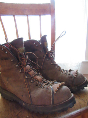 VTG Men's Danner Work Boots Cabelas Gore-Tex Brown Leather USA 10 D
