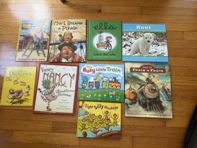 9 super nice Children's  books *super clean