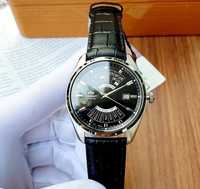 Orient RA-BA0006B00C Multi-Year Calendar Automatic Black Dial 43.5