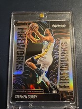 2024-25 Panini Prizm Black - Fireworks Stephen Curry #2 Silver Prizm