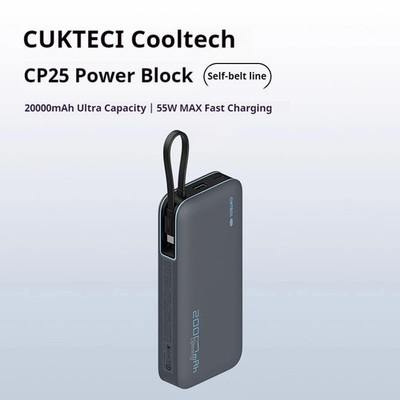 【 3c Certification 】 Cuktech New Power Bank Cp25 20000mah Power Bank 55w