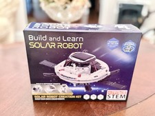 Build and Learn Solar Robot Creation STEM Kit Space Station Dog Mars Rover , NIB