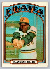 1972 Topps Manny Sanguillen #60 - Pittsburgh Pirates
