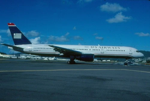 1262  N924UW  US AIRWAYS  B757-200  ORIGINAL KODAK SLIDE